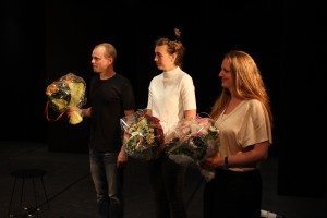 Sidste års finalister: Andreas Dawe, Alexandra Moltke Johansen og Lone Vibe Pedersen