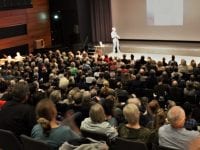 Goulsons foredrag i Værløse i 2018. Foto: PLAN Bi.
