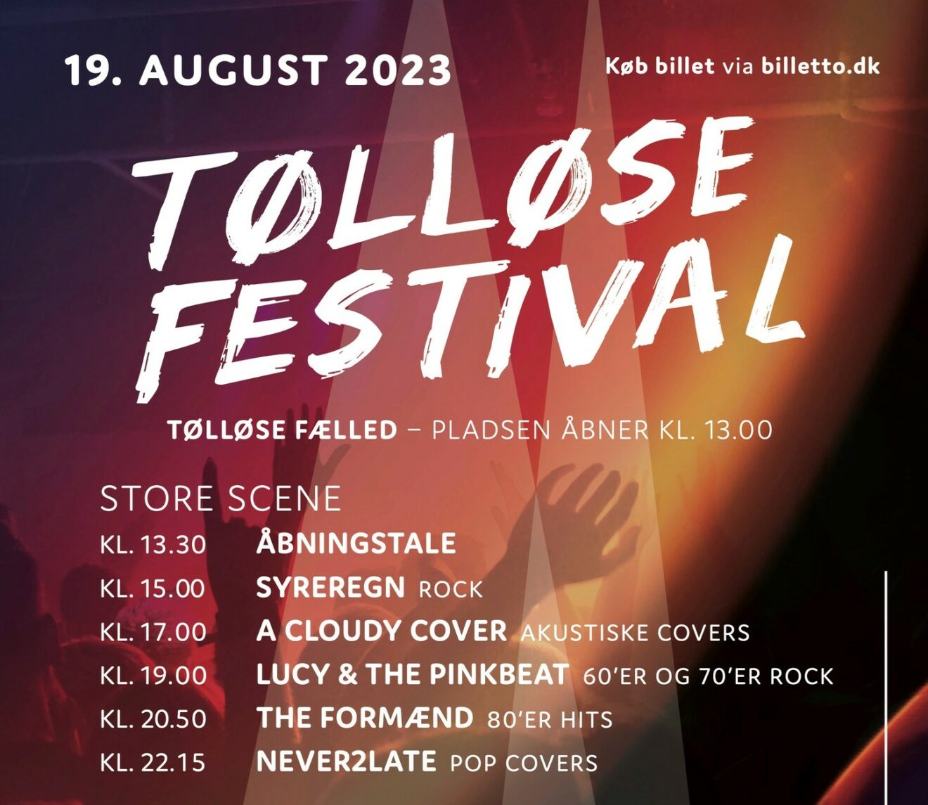 Tølløse Festival 2023: Programmet klart