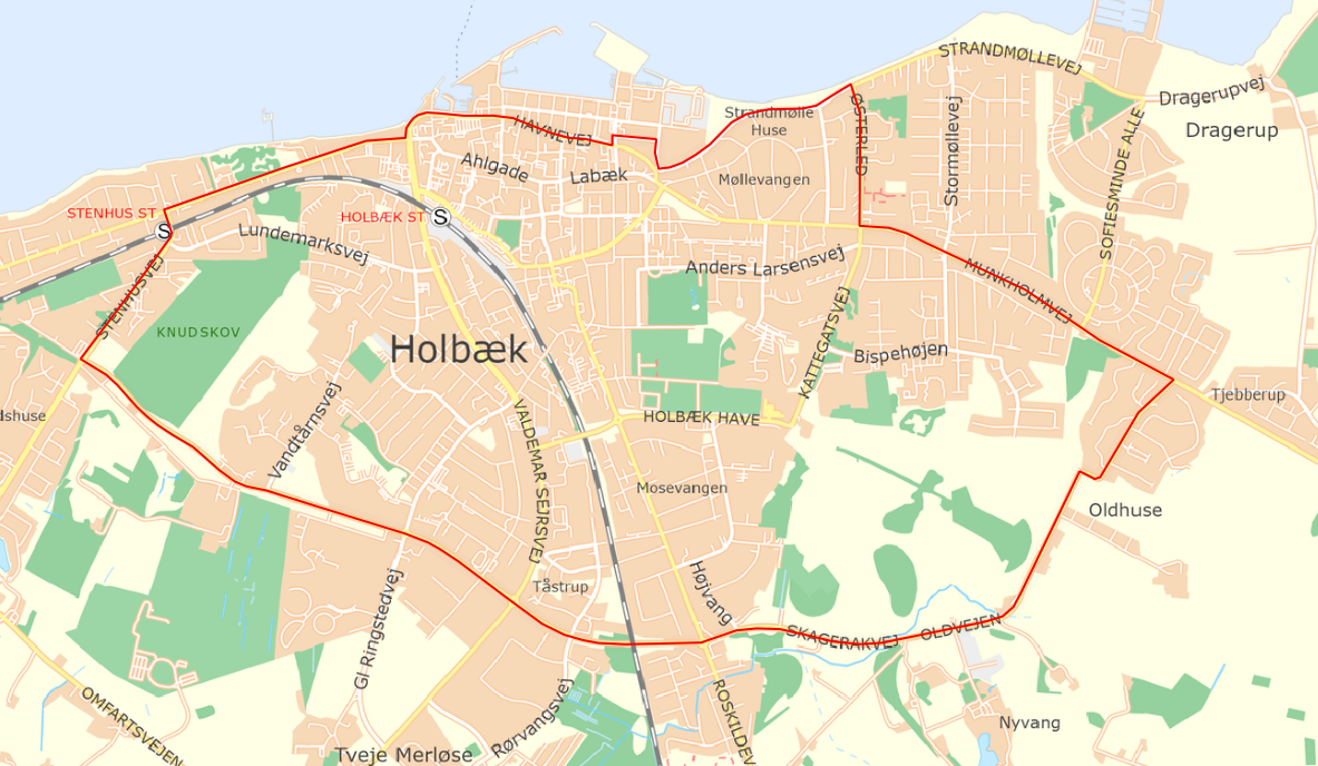 Visitationszonen i Holbæk forlænges med yderligere 14 dage