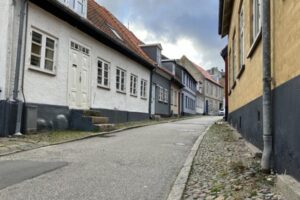 Middelalderlige gadeforløb i Holbæk. Foto: Museum Vestsjælland