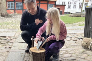 Skær en snelde i vinterferien. Foto: Museum Vestsjælland