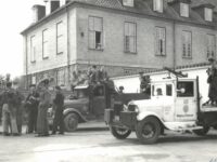 Frihedskæmpere ved Holbæk Amts Sygehus maj 1945. Foto: Museum Vestsjælland